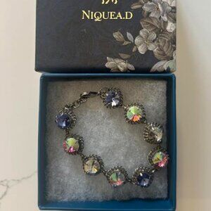 NIQUEA.D  Crystal Chain Bracelet